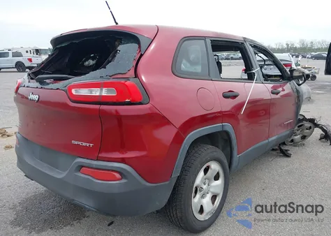 2014 Jeep Cherokee Sport from USA, damaged, VIN 1C4PJLAB7EW154903